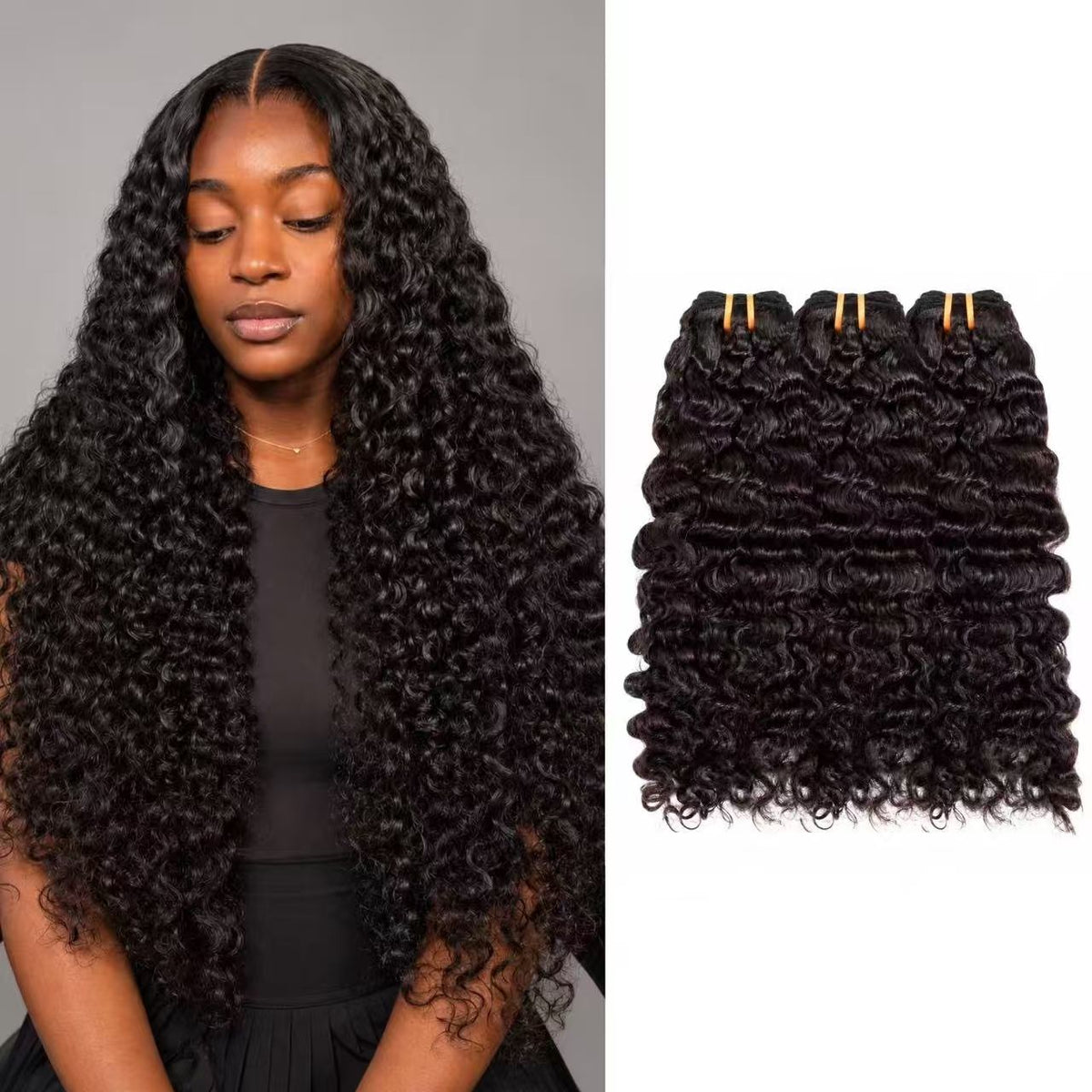 Mink Virgin Hair Burmese Curly Bundles | 12–30” Human Hair | Bundles with Lace