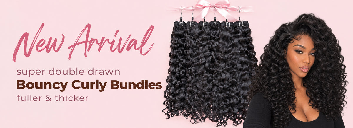 Luvraw New Arrival Bouncy Curly Bundles