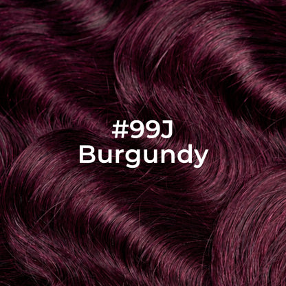 #99J Burgundy Body Wave Hair Bundles Brazilian Human Hair for Sew in Quick Weave