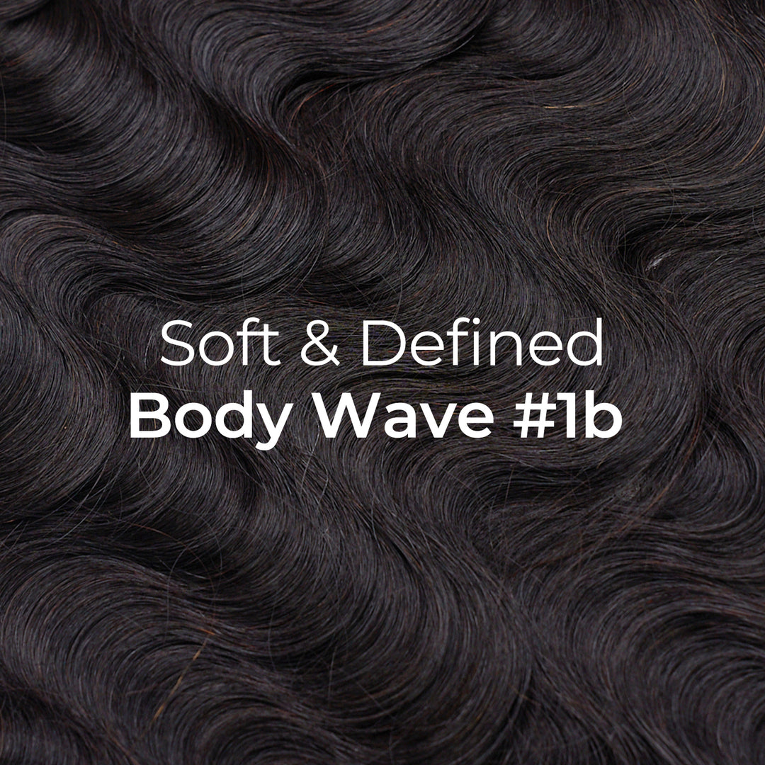 Body Wave Bundles | 12–36”Human Hair | Natural Black #1B | Soft Texture & Effortless Waves