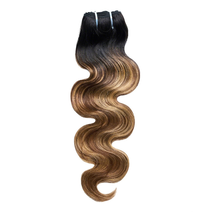 #1B&T1B/P4/27 Peekaboo Highlight Hair Bundles Body Wave Brazilian Human Hair for Sew in Quick Weave