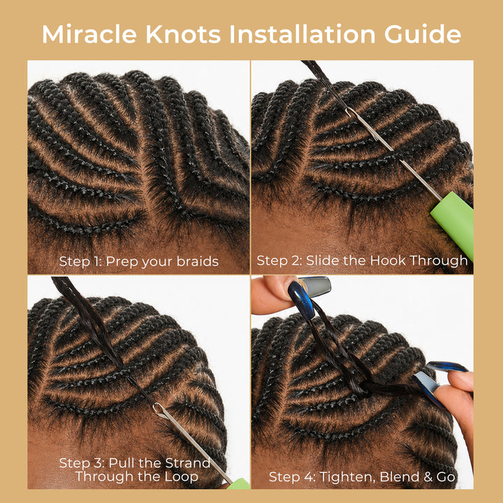 Burmese Curly Feather Crochet Hair Human Hair Extensions for Boho Braids Invisible Knots Pre-Separated Protective Style