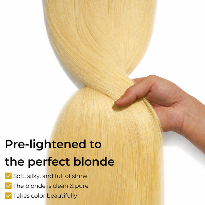 613 Blonde Human Hair Bundles Body Wave 14-30 Inch 100% Brazilian Virgin Hair