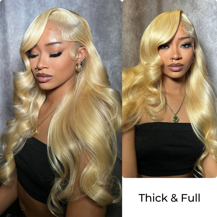 613 Blonde Human Hair Bundles Body Wave 16-30 Inch 100% Brazilian Virgin Hair