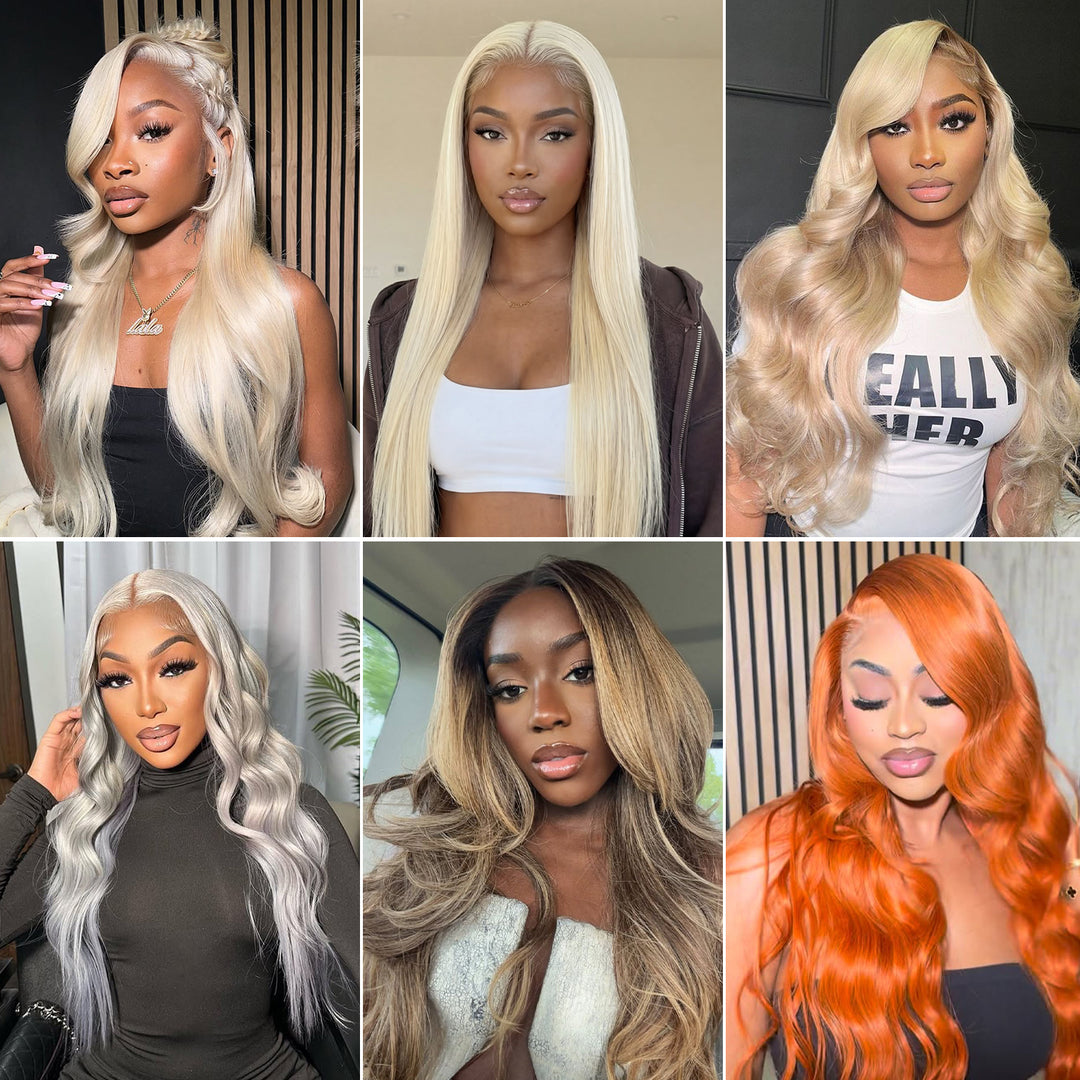 613 Blonde Human Hair Bundles Body Wave 16-30 Inch 100% Brazilian Virgin Hair