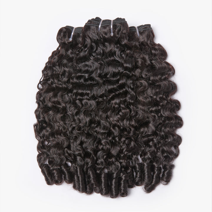 [New Packaging] Burmese Curly Bundles Human Hair 10A Brazilian Human Hair 14-26 inches Natural Curls For Black Queens Quick Weave