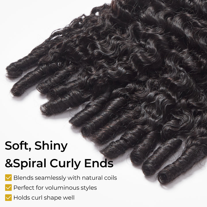 [New Packaging] Burmese Curly Bundles Human Hair 16A Brazilian Human Hair 14-26 inches Natural Curls For Black Queens Quick Weave