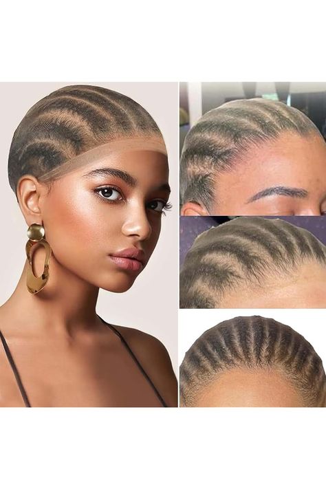 WeQueen 1 Pack 2 Pcs HD Wig Cap For Lace Wig Transparent Elastic Wig Cap Perfect For Professional Use