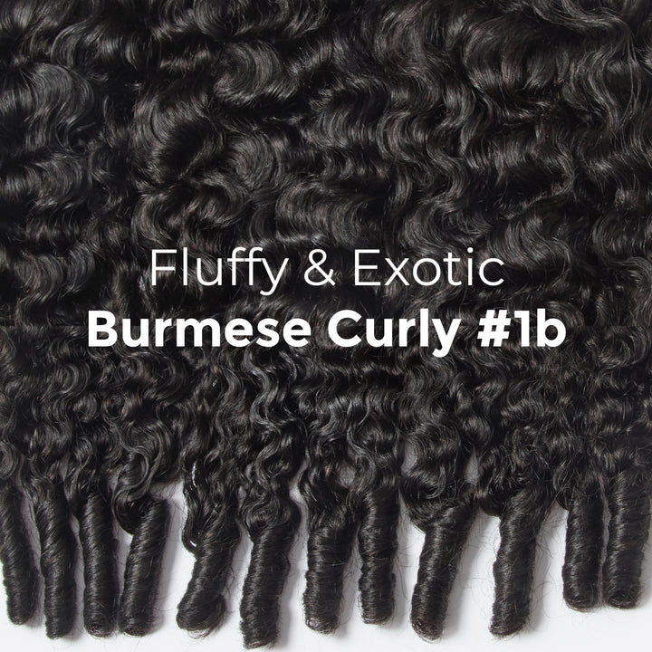 【SALE】Burmese Curly Human Hair Bundles